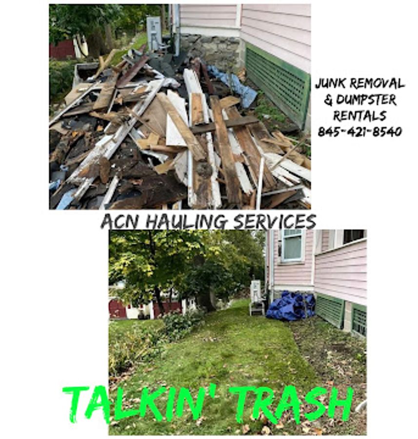 Junk removal on site