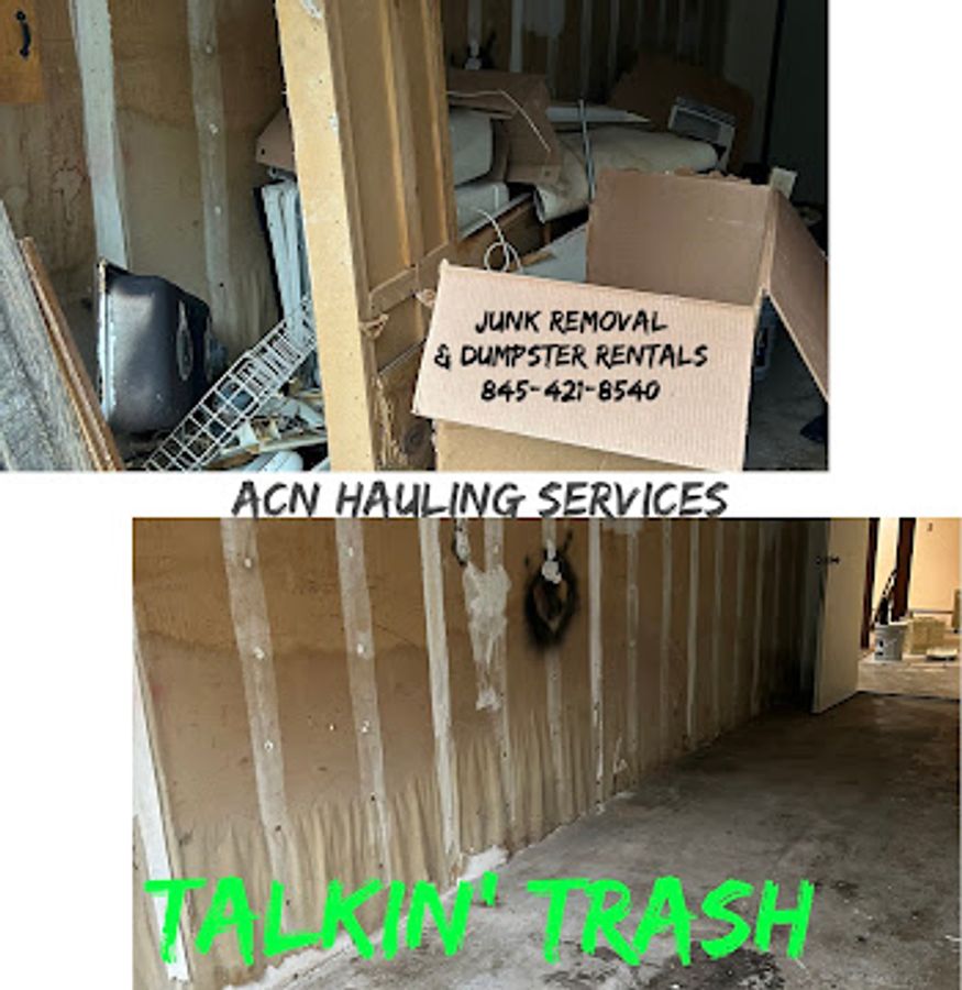 Completed haul on a job site